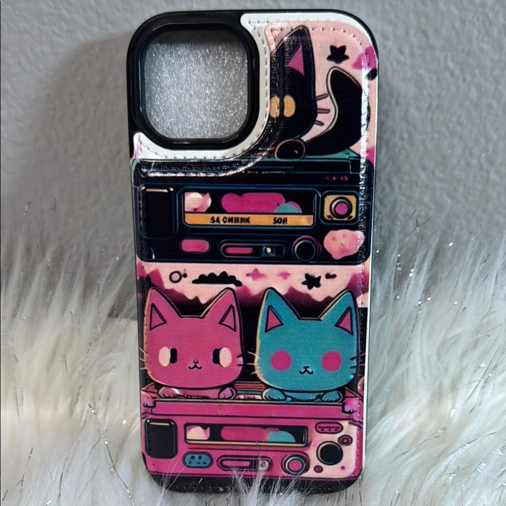 Vintage-Inspired iPhone 15 Wallet Case: Flip Cover Protection & Thoughtful Gift